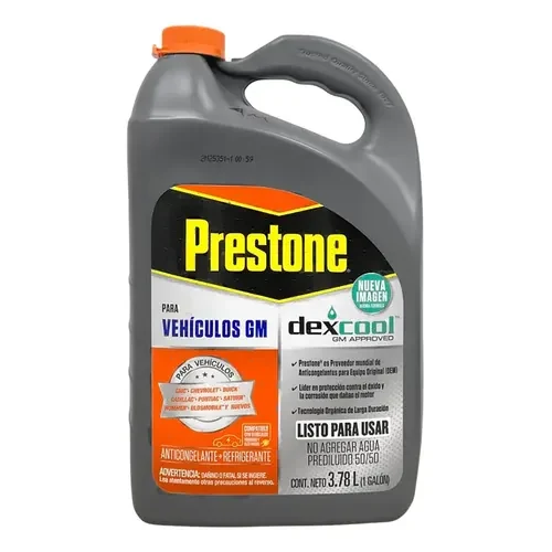 Refrigerante Prestone Para Vehículos Gm Y Chevrolet